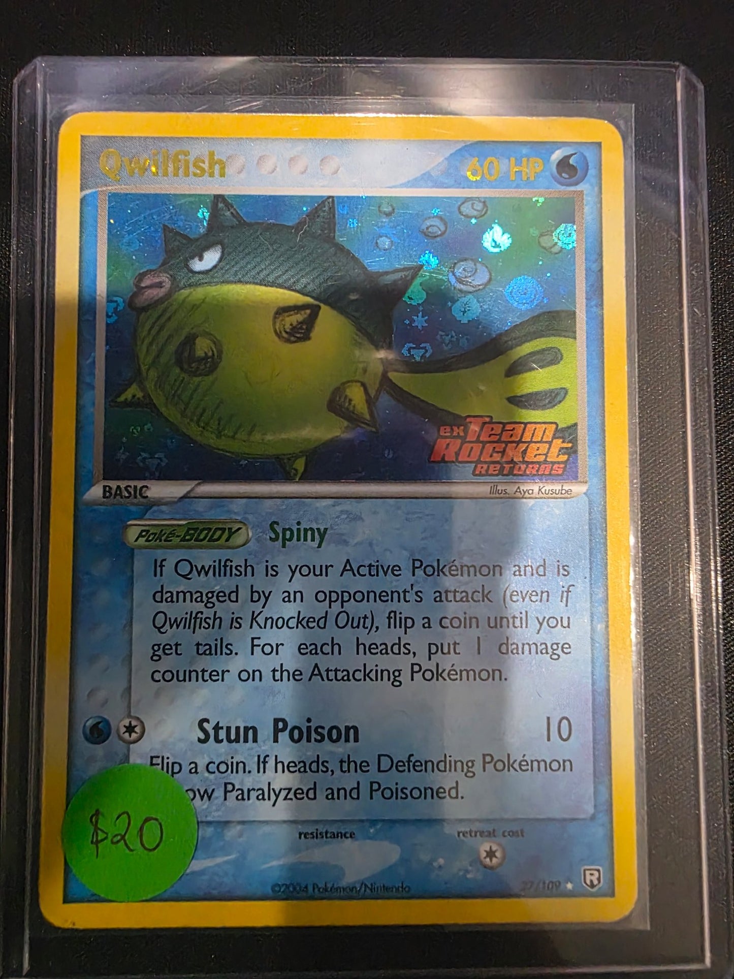 Image of Qwilfish Team Rocket Returns (TR) #27
