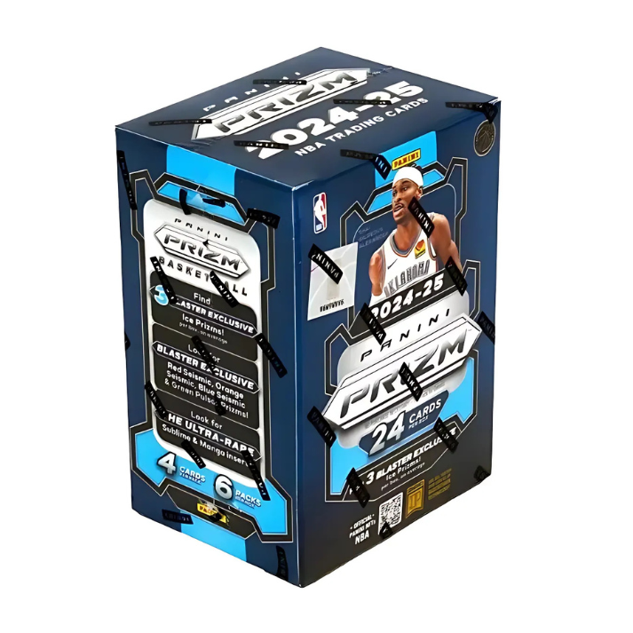 2024-25 Panini Prizm NBA Basketball Blaster Box – 6 packs with exclusive Prizm parallels and rookie cards