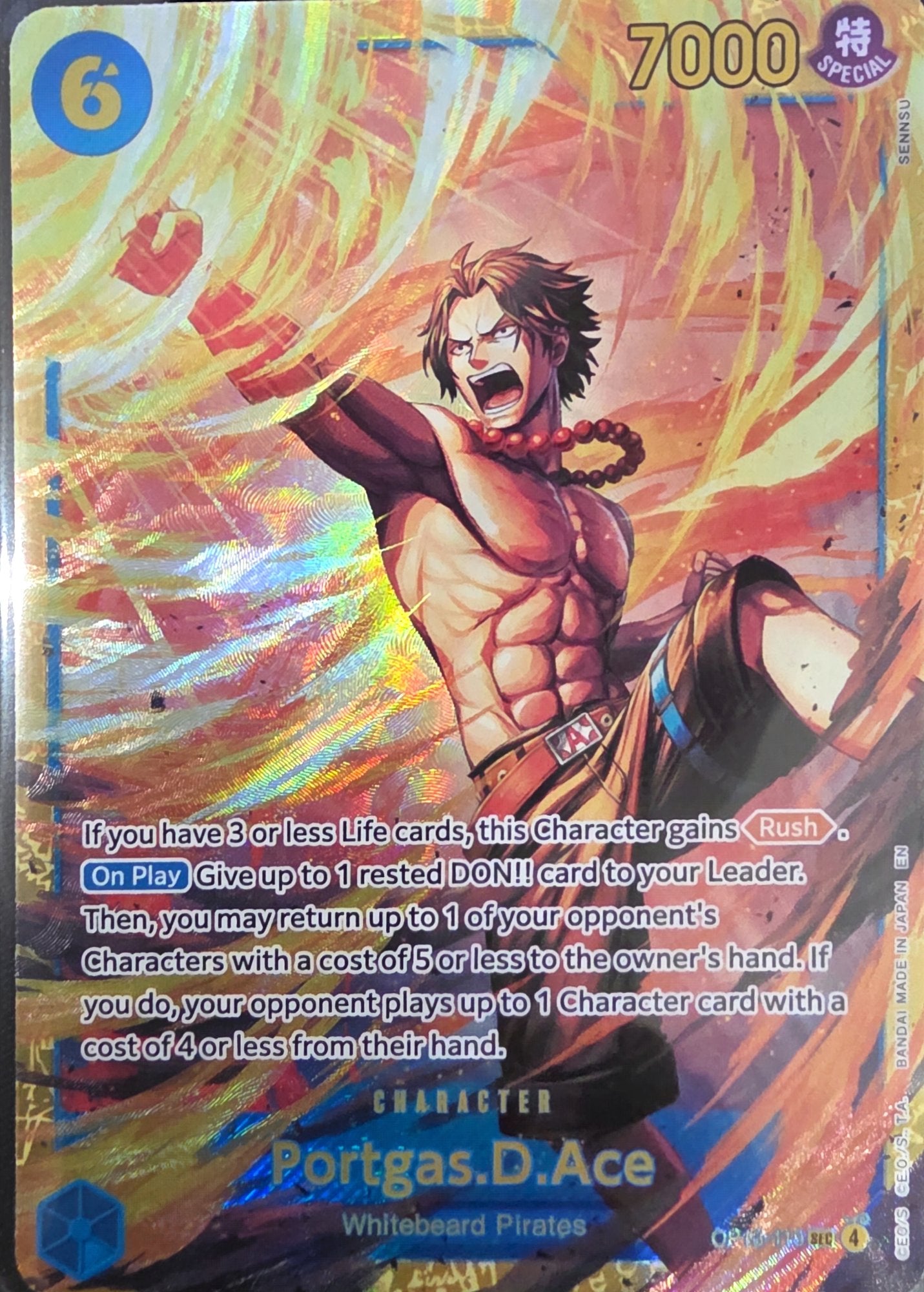 Image of Portgas.D.Ace CARRYING ON HIS WILL OP13-119