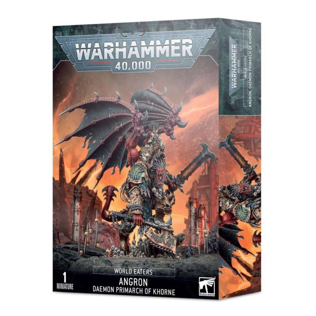 Warhammer 40000 World Eaters Angron Daemon Primarch box art