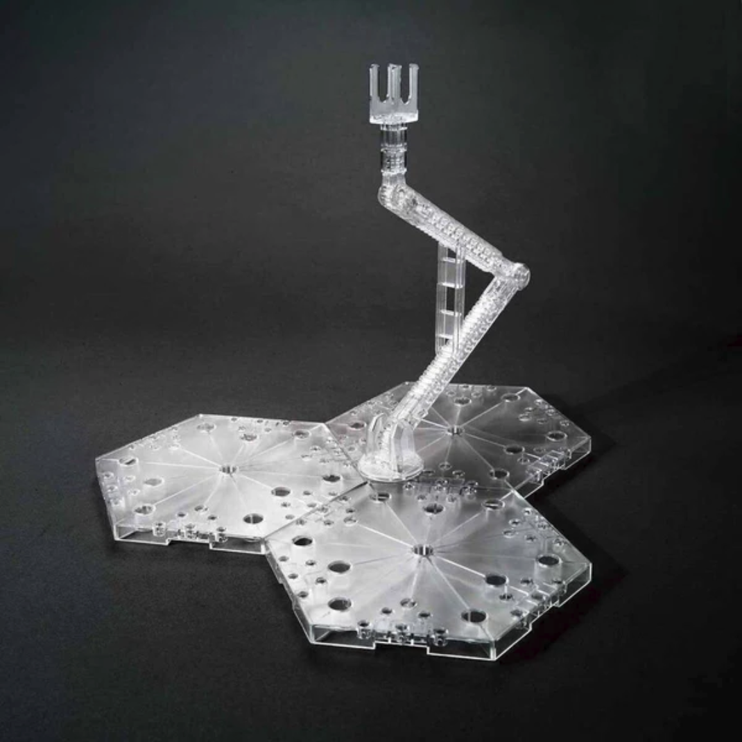 BandaiActionBase4Clear_1100_144ScaleGunplaDisplayStand_G5058814 - Hobby Collectors Australia