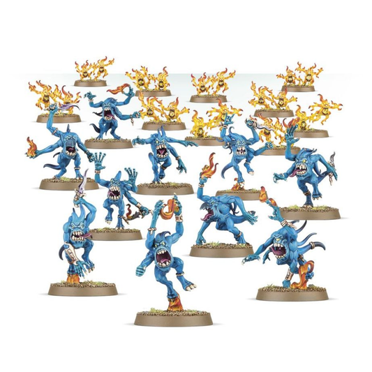 Warhammer Blue Horrors and Brimstone Horrors box art