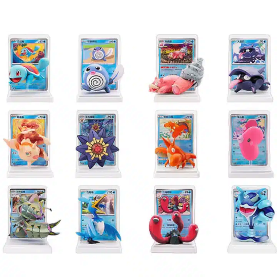 Pokémon TCG: Collect 151 — Dream Painting Figure Set Blind Box | Simplified Chinese | Figure + Holo Card + 2 Packs