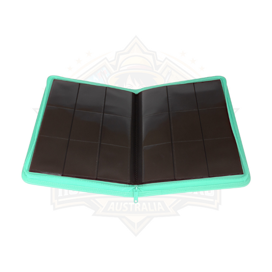 Collector's Series 9 Pocket Zip Trading Card Binder - TURQUOISE