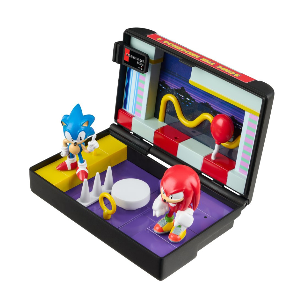 Console Heroes Sonic the Hedgehog 3 Collectible Diorama featuring Sonic in dynamic action pose with vibrant Sega design.