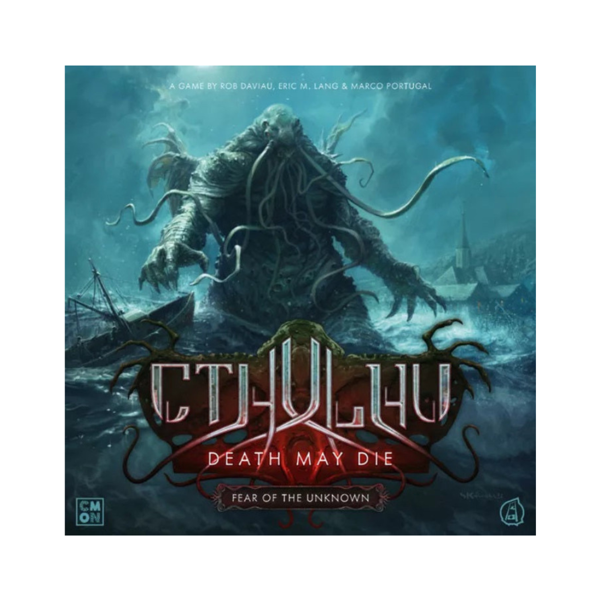 Cthulhu Death May Die Fear of the Unknown board game box