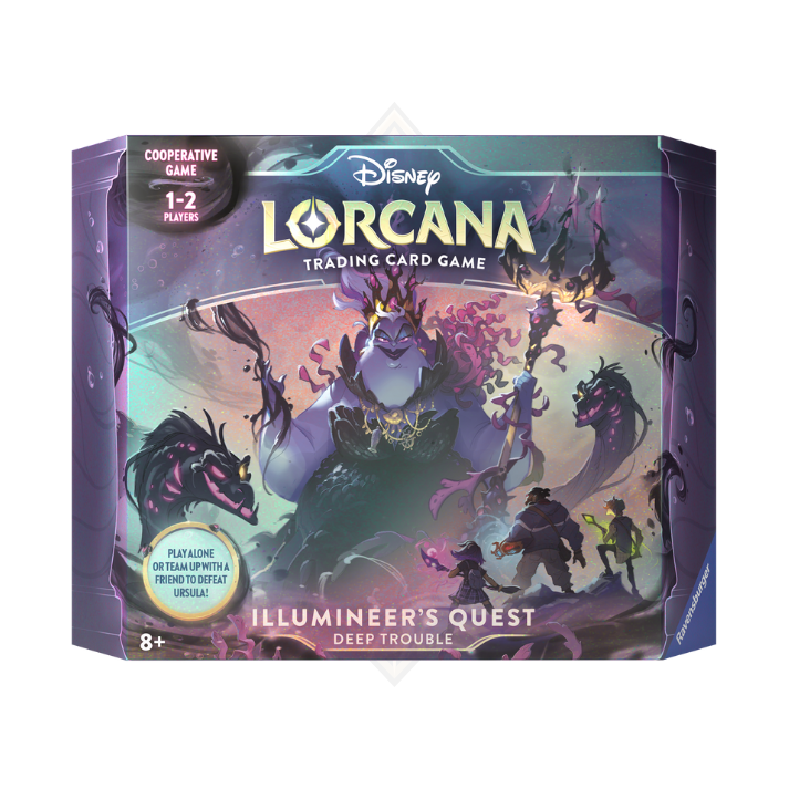 Disney Lorcana Illumineer's Quest Deep Trouble box set with Ursula