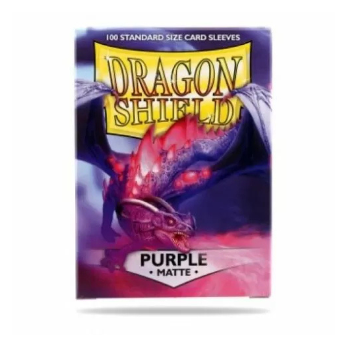 Dragon Shield: Purple - Matte Sleeves - Standard Size (100 Count)