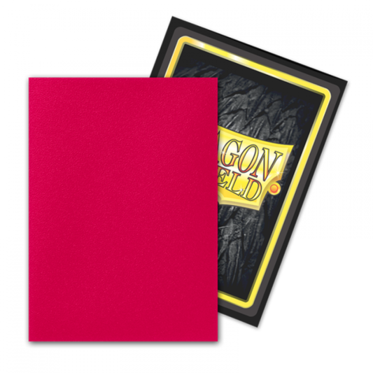 Dragon Shield: Sleeves — Matte Dual Fury (Alaric, Crimson King) (AT-15055) | Fuchsia | Standard Size 100ct