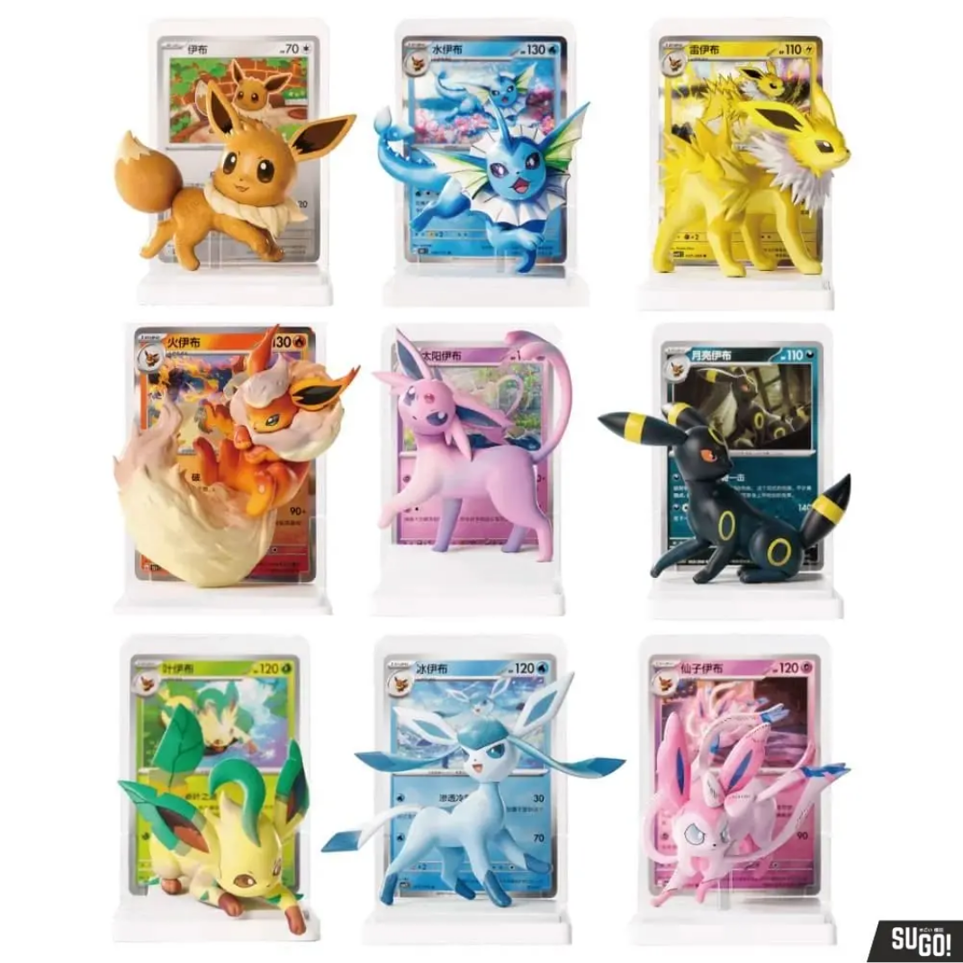 Pokemon Dream Painting Eevee and Friends figure blind box packaging