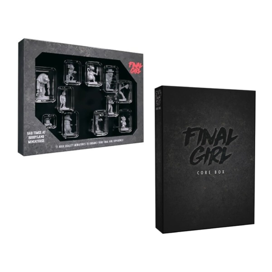 Final Girl: Bad Times at Buddyland — Starter Set (Core Box + Feature Film + Miniatures) | Van Ryder Games