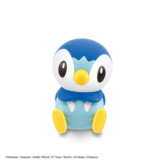 Bandai Pokémon Model Kit Quick!! 06 Piplup G5061573 snap-fit model with 12 easy parts
