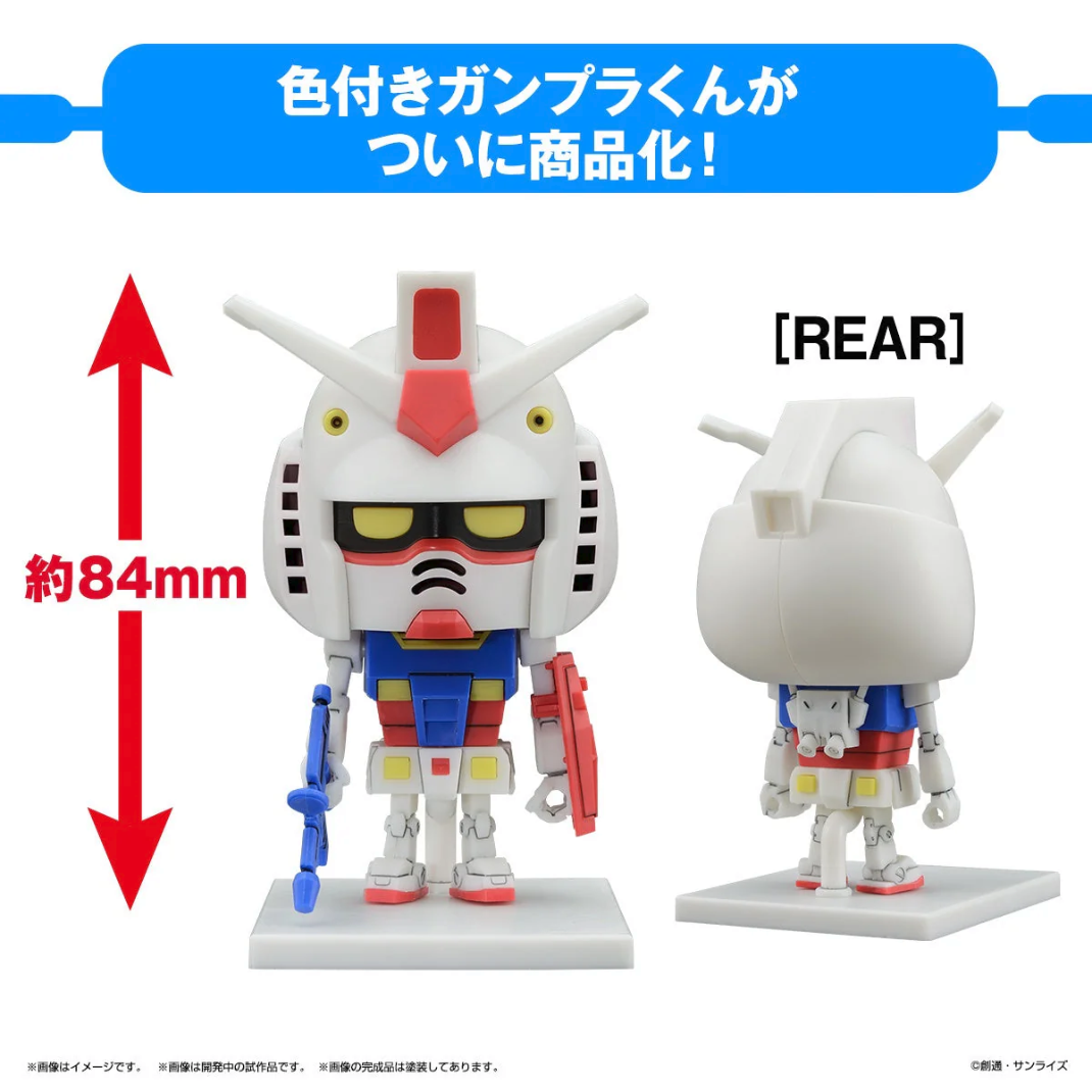 Bandai 1/1 Gunpla-kun DX Set (With Runner Ver. Recreation Parts) | LIMEX Eco Kit | Mobile Suit Gundam