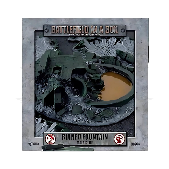Battlefield in a Box: Gothic Battlefields: Ruined Fountain - Malachite (x1)