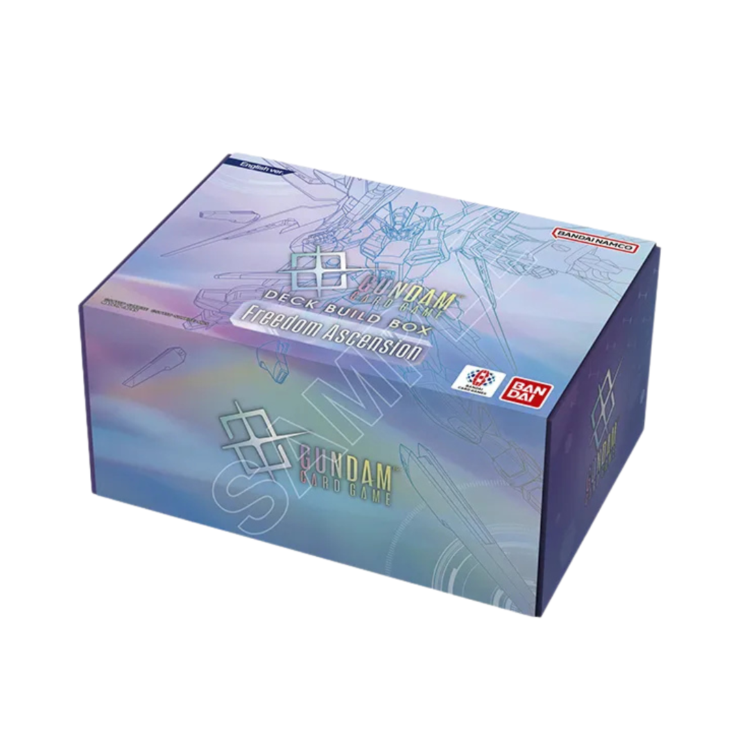 Gundam Card Game Deck Build Box Freedom Ascension SC01 packaging
