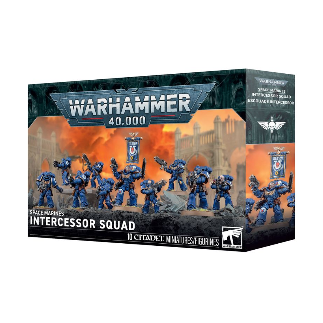 Warhammer 40000 Space Marines Intercessor Squad box art
