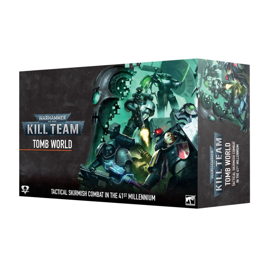 Warhammer 40,000 Kill Team Tomb World Starter Set with Necron and Deathwatch Kill Team miniatures