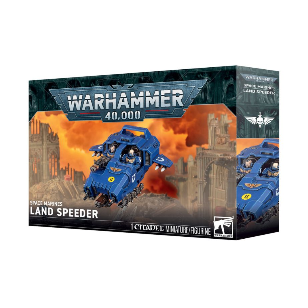 Warhammer 40000 Space Marines Land Speeder box art