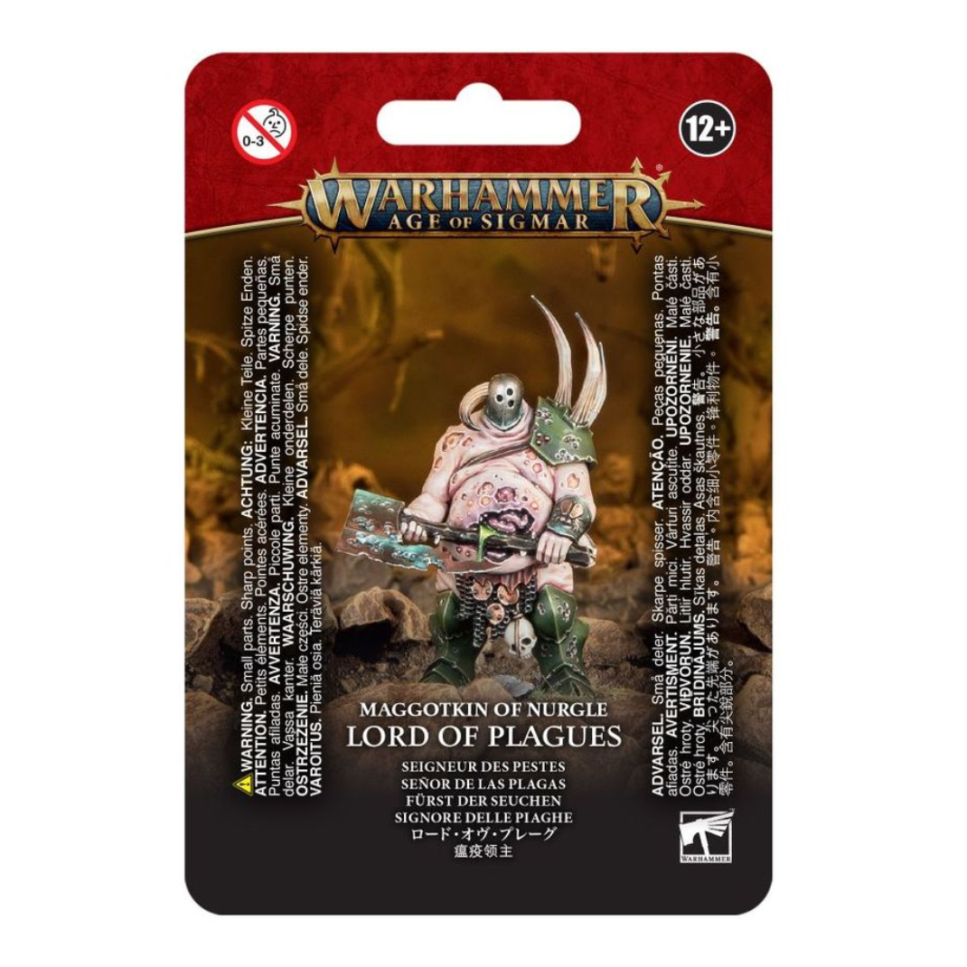 Warhammer Age of Sigmar Maggotkin of Nurgle Lord of Plagues box art