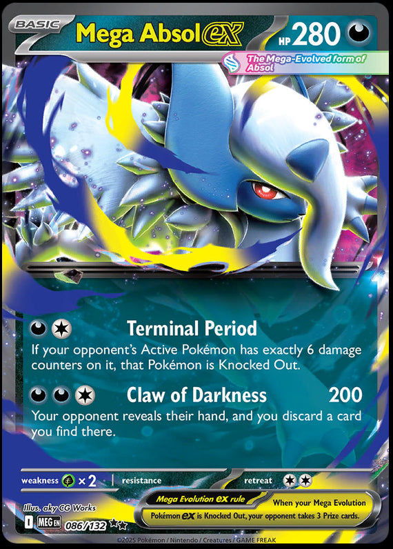 Image of Mega Absol ex Mega Evoloution (MEG) #86