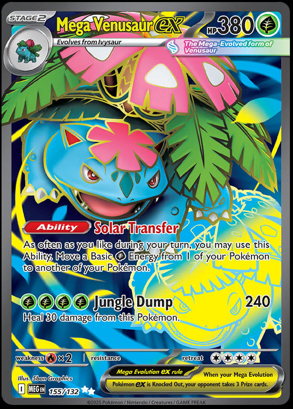 Image of Mega Venusaur ex Mega Evolution (MEG) #155
