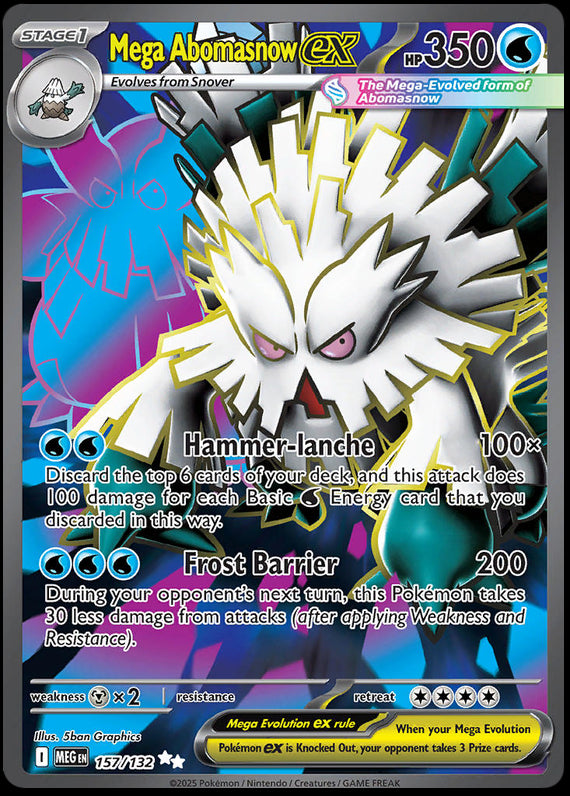 Image of Mega Abomasnow ex Mega Evoloution (MEG) #157