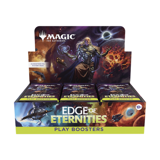 Magic: The Gathering Edge of Eternities Play Booster Box – Includes 30 Play Boosters with foils, rares, and token cards.