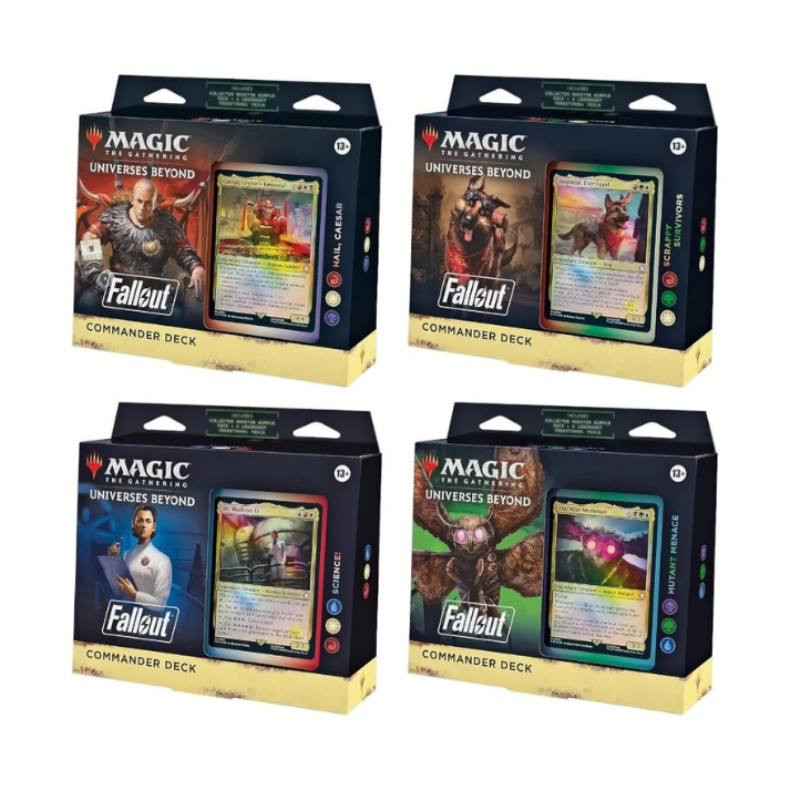 Magic The Gathering: Universes Beyond Fallout Commander Deck (Display Set)