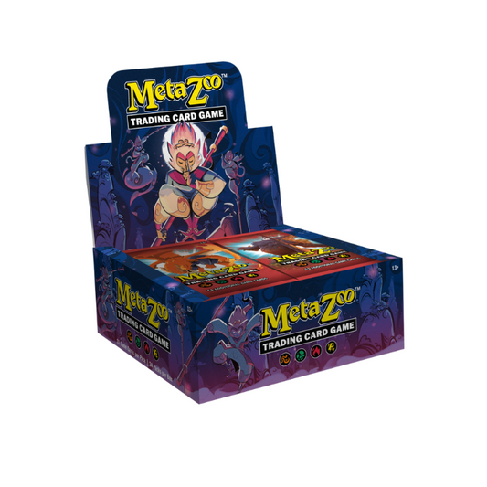 MetaZoo TCG Base Set Booster Box 2025 Edition – 24 Booster Packs Featuring Cryptid-Themed Cards