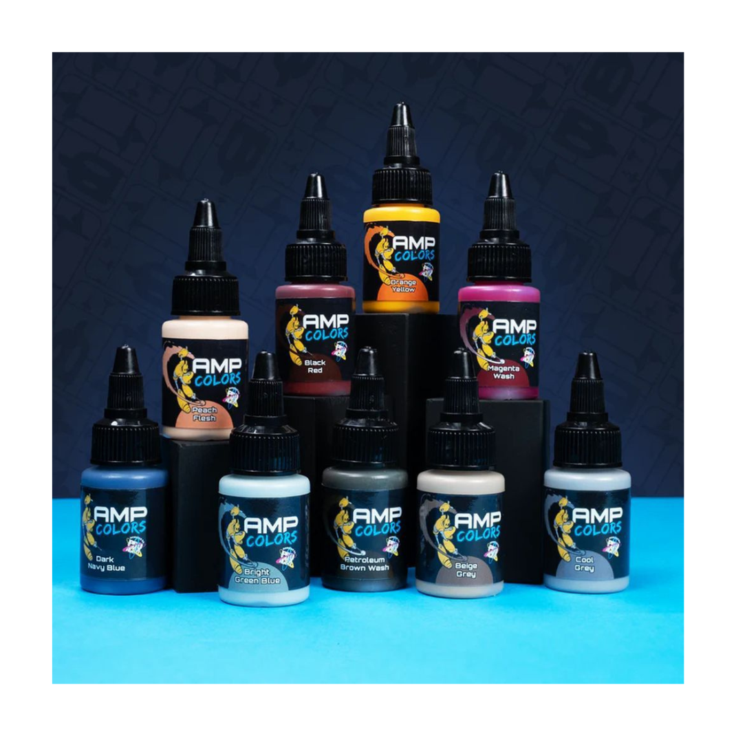 Monument Pro Acryl Atomic Mass Cosmic Paint Set #1 – vibrant acrylic paints for miniatures and models