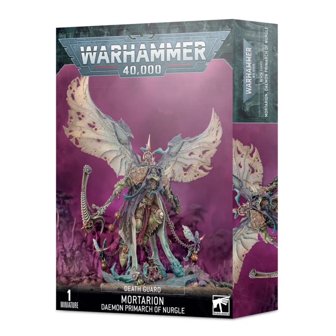 Warhammer 40000 Death Guard Mortarion Daemon Primarch box art