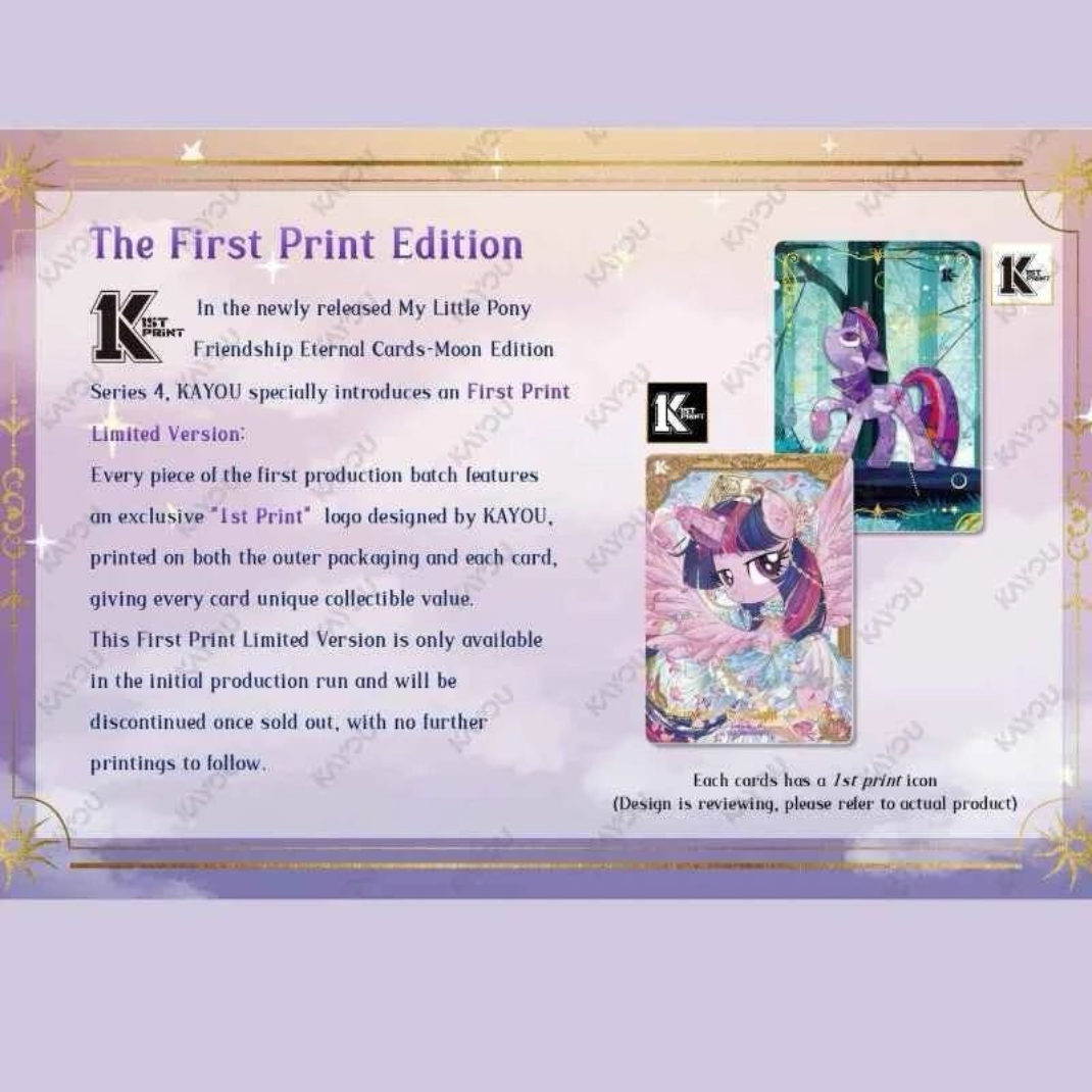 Kayou: My Little Pony — Friendship Eternal Cards Moon Edition 3 Booster Box (003A-NA) | 1st Print | 12 Packs