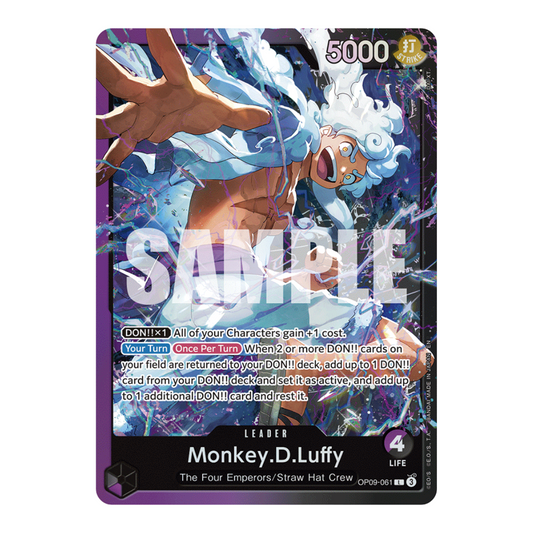 One Piece Card Game Starter Deck ST-26 featuring Monkey D. Luffy in purple/black deck packaging