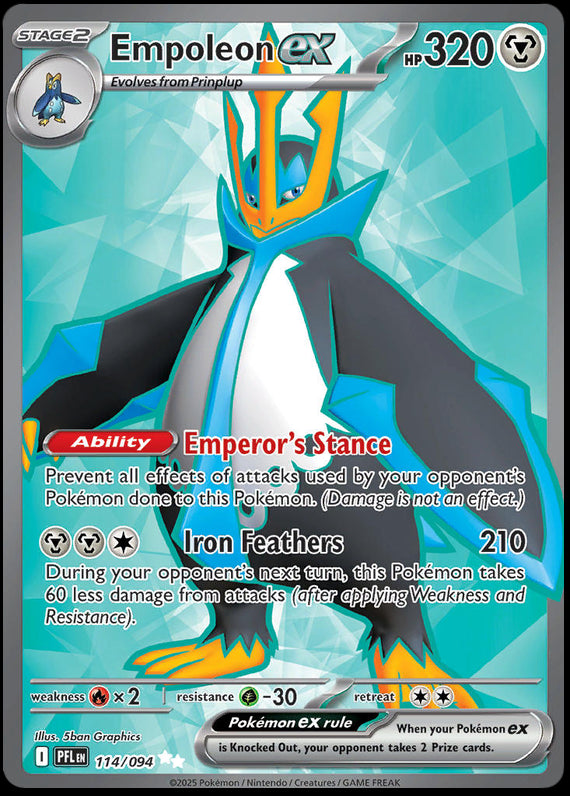 Image of Empoleon ex Phantasmal Flames (PFL) #114