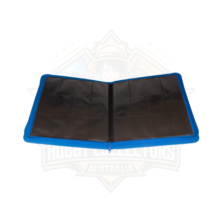 Palms Off Gaming - Collector's Series - 12 Pocket Zip Trading Card Binder (BLUE)