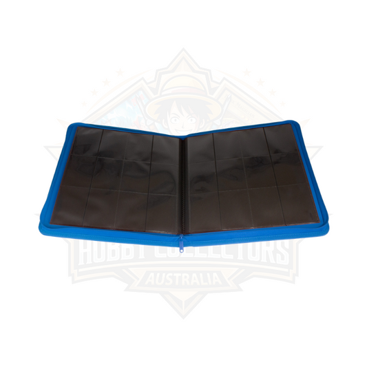 Palms Off Gaming - Collector's Series - 12 Pocket Zip Trading Card Binder (BLUE)