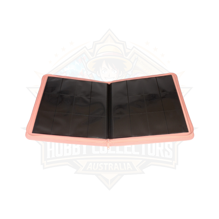 Palms Off Gaming - Collector's Series - 12 Pocket Zip Trading Card Binder (PINK)