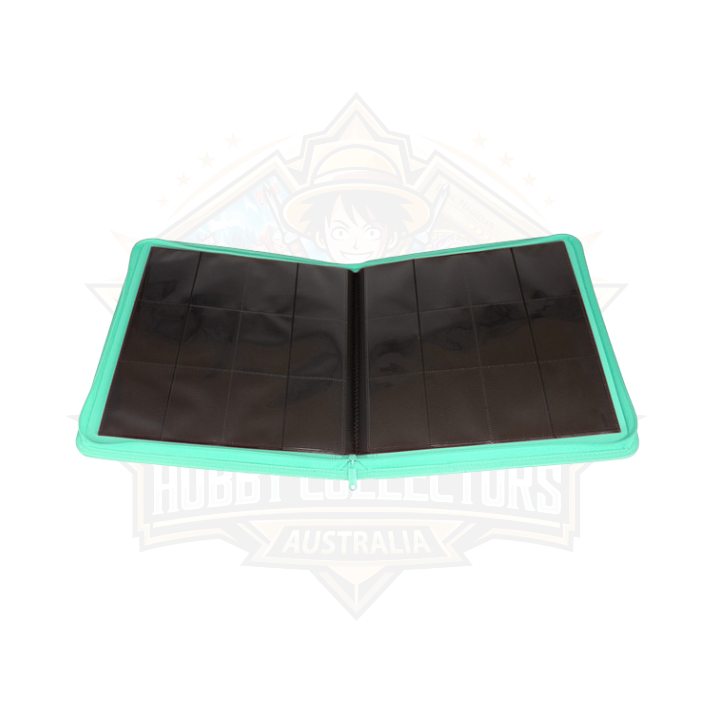 Palms Off Gaming - Collector's Series - 12 Pocket Zip Trading Card Binder (TURQUOISE)