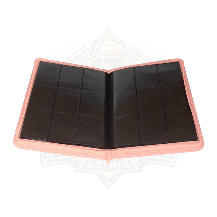 Palms Off Gaming - Collector's Series - 9 Pocket Zip Trading Card Binder (PINK)