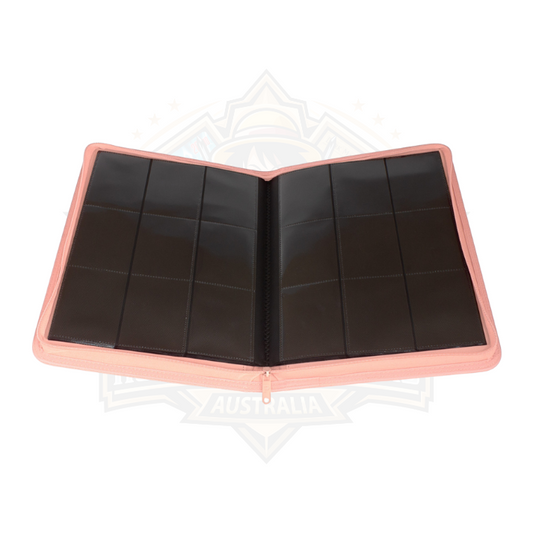 Palms Off Gaming - Collector's Series - 9 Pocket Zip Trading Card Binder (PINK)