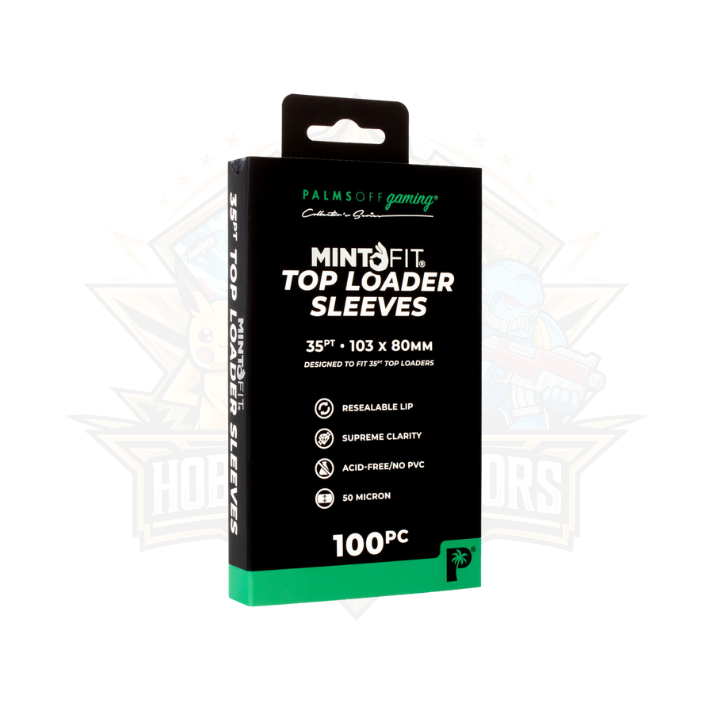 Palms Off Gaming - MintFit Top Loader Sleeves - 35pt - 100pc