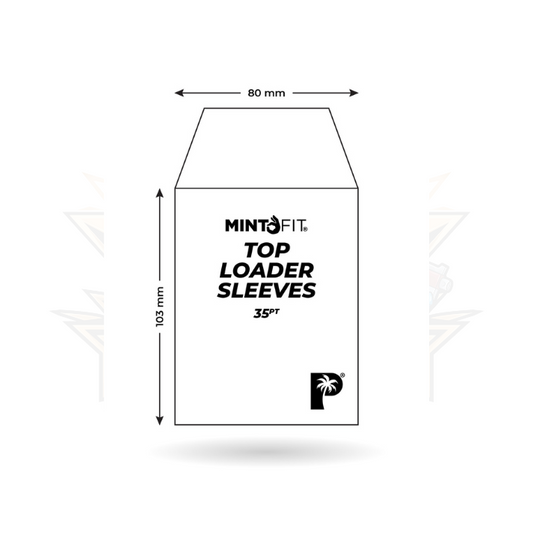 Palms Off Gaming - MintFit Top Loader Sleeves - 35pt - 100pc