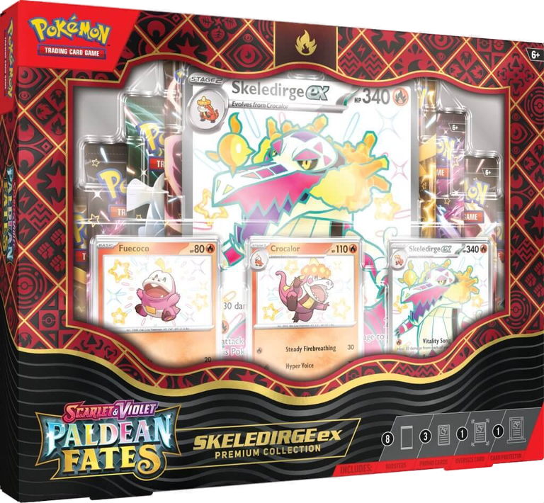 Pokémon TCG - Scarlet & Violet Paldean Fates - Premium Collection x3 (Artset)