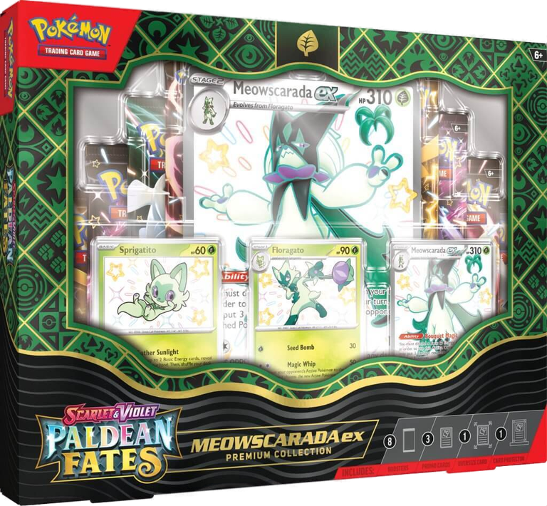 Pokémon TCG - Scarlet & Violet Paldean Fates - Premium Collection x3 (Artset)