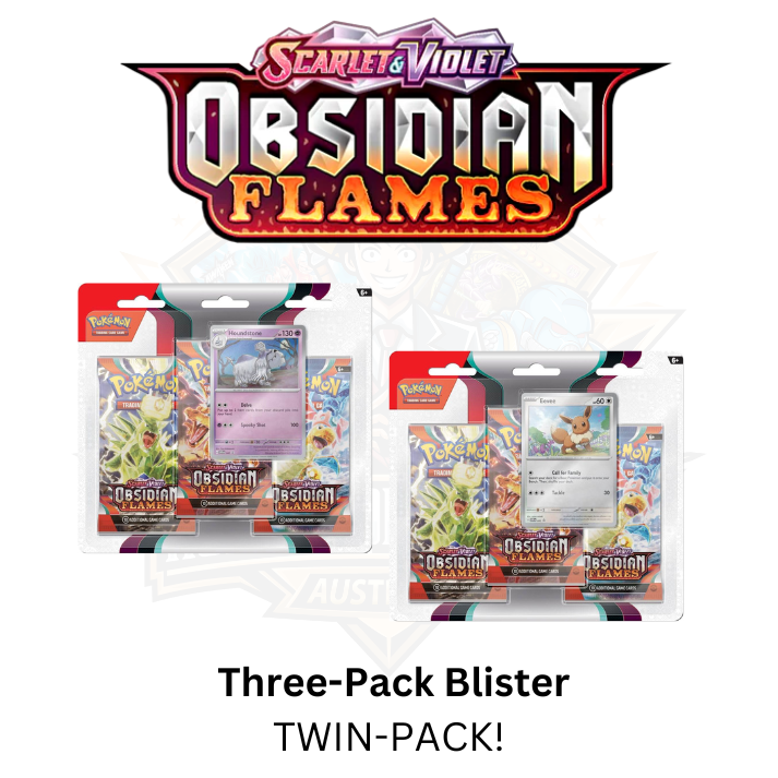 Pokémon TCG - Scarlet & Violet Obsidian Flames - Three-Booster Blister