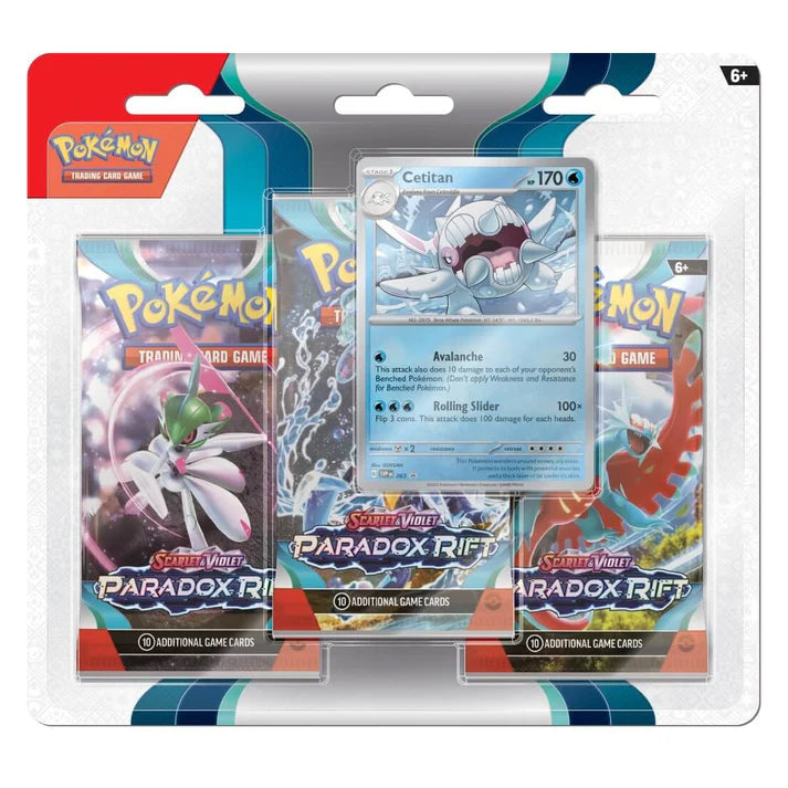 Pokémon TCG - Scarlet & Violet Paradox Rift - Three-Booster Blister