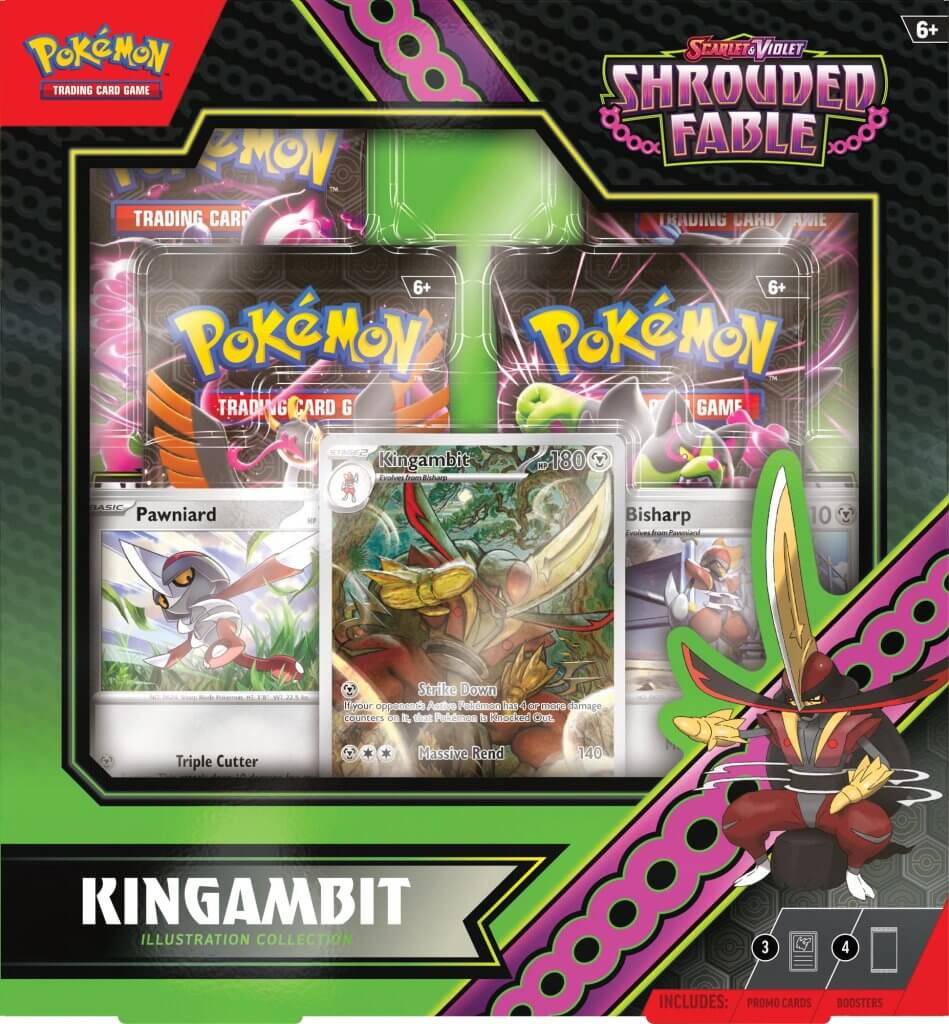 Pokemon-TCG-Scarlet-Violet-Shrouded-Fable-Kingambit-Illustration-Collection-2 - Hobby Collectors Australia