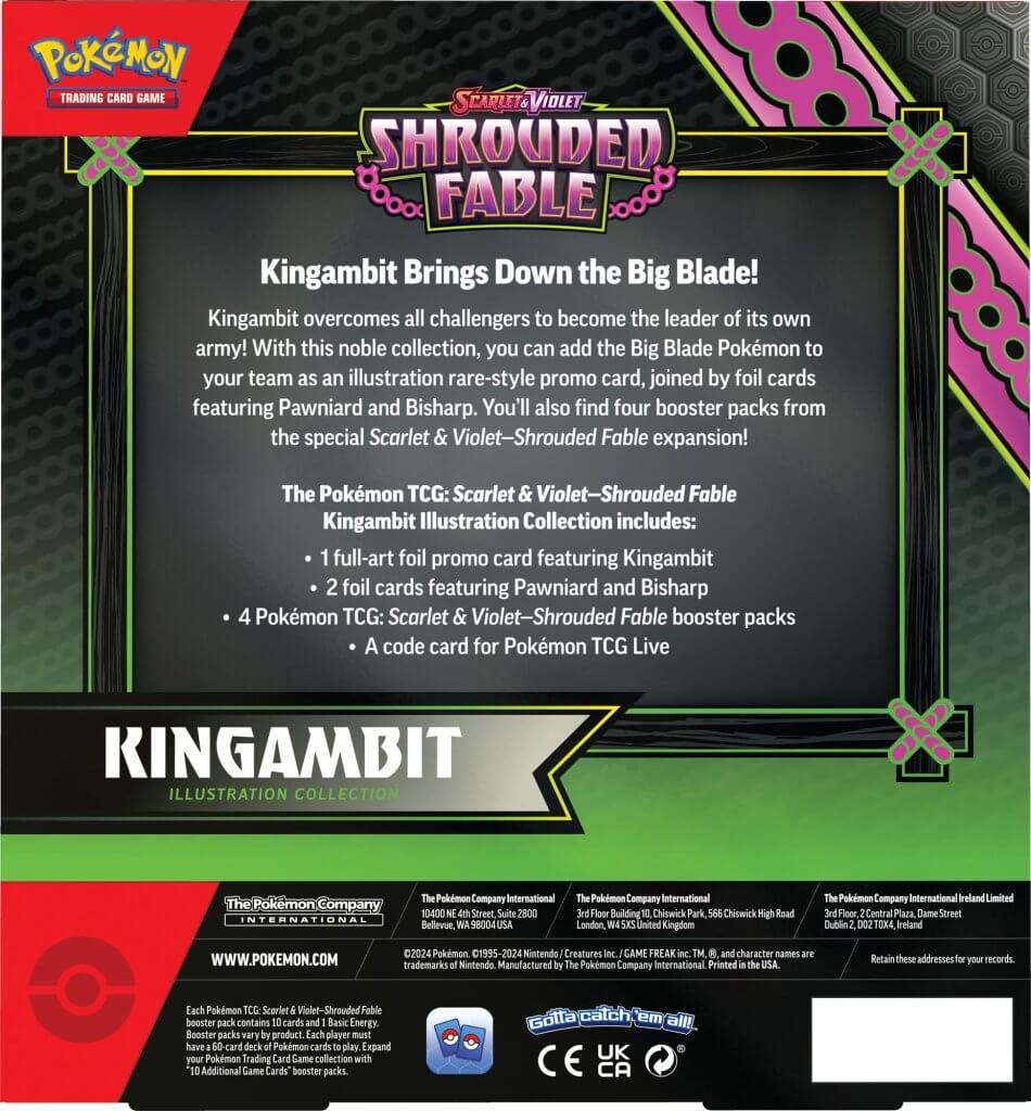 Pokemon-TCG-Scarlet-Violet-Shrouded-Fable-Kingambit-Illustration-Collection-3 - Hobby Collectors Australia