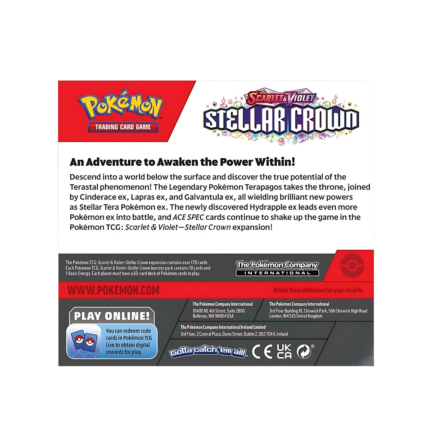 Pokémon TCG - Scarlet & Violet Stellar Crown - Booster Box