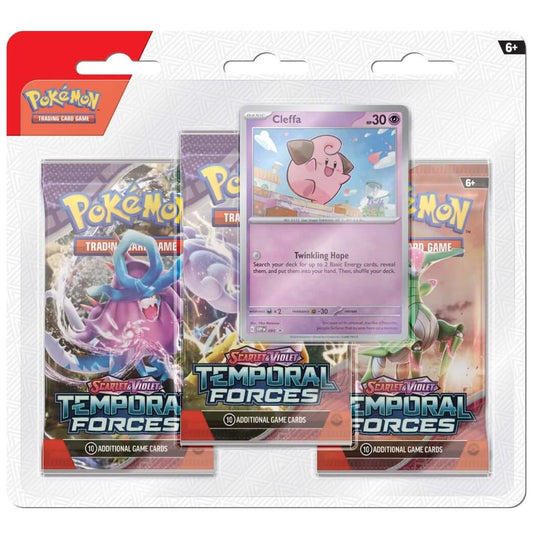 Pokémon TCG - Scarlet & Violet Temporal Forces - Three-Booster Blister